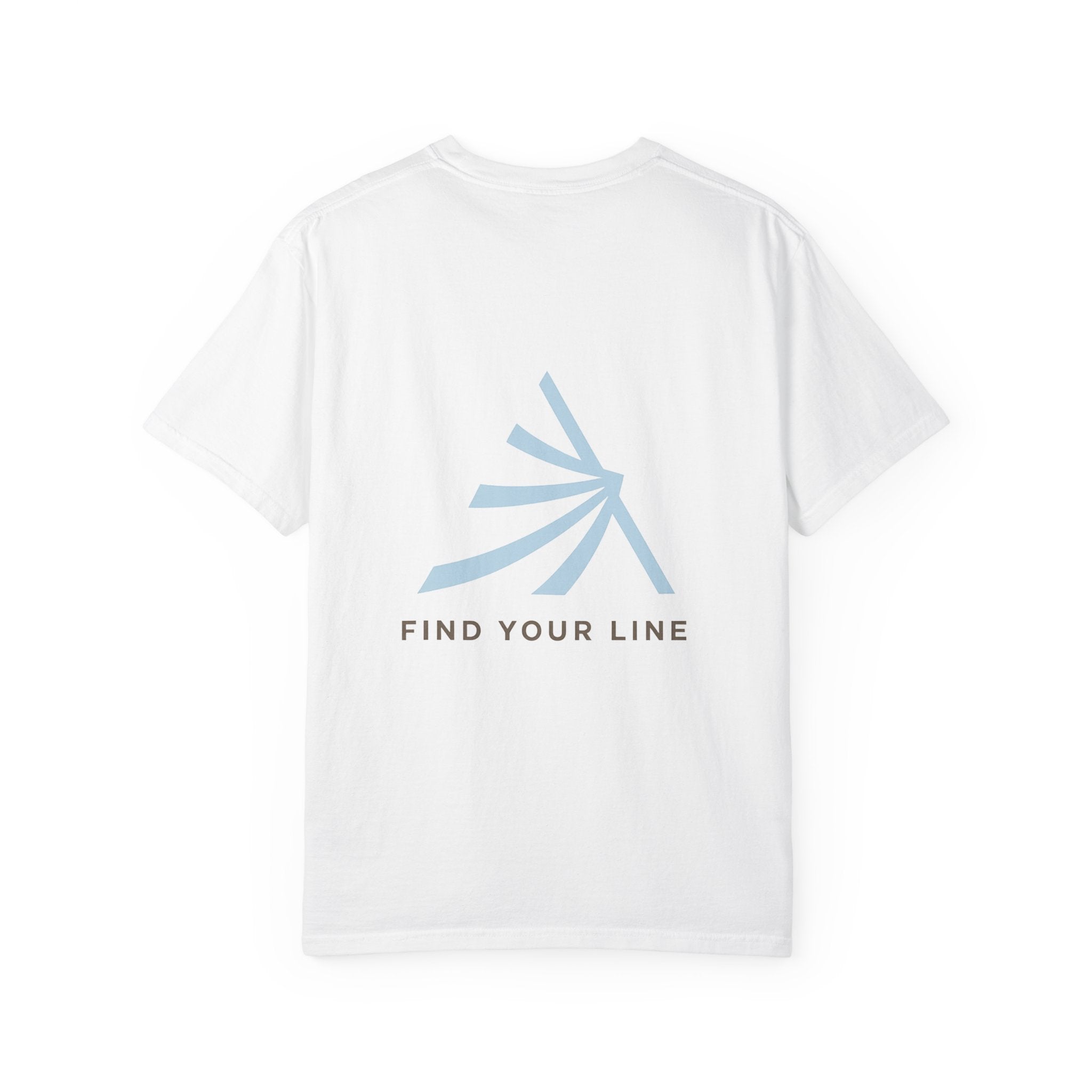 Find Your Line T-Shirt — Minimal Surf/Adventure Graphic Tee